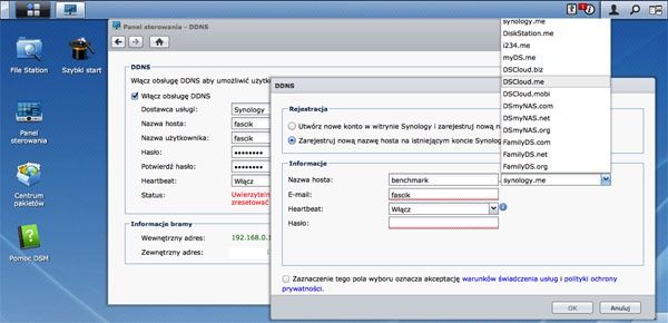 Synology DS713+ Administracja i zarządzanie