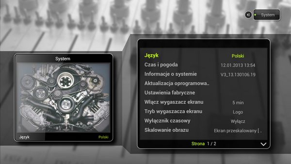 8level TizzBird Stick N1 - interfejs użytkownika