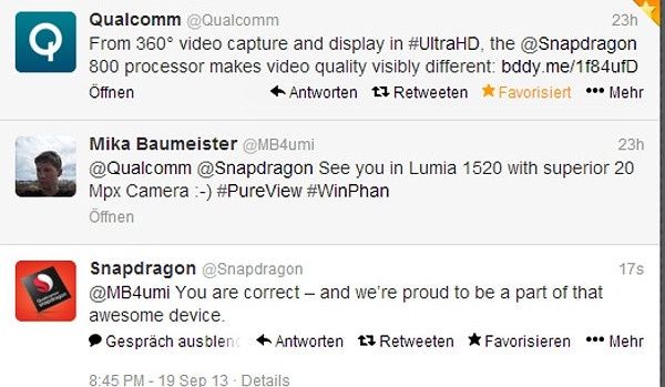Lumia 1520 procesor Snapdragon 800