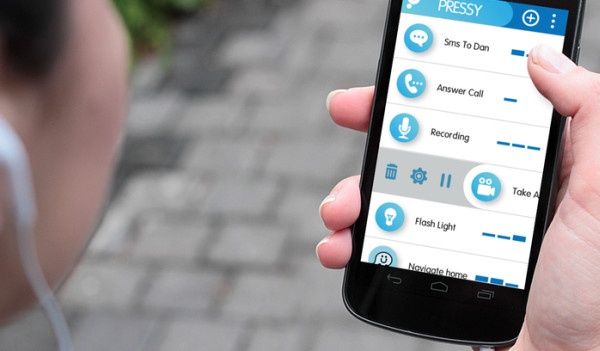Pressy przycisk Android funkcje
