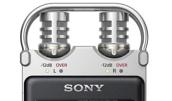 Sony PCM-D100 dyktafon mikrofony
