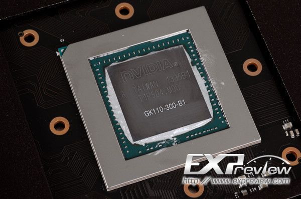 Nvidia Kepler GK110-300-B1 układ graficzny zdjęcie