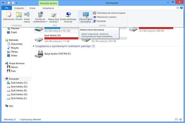 Zarzadzanie dyskami w Windows 8