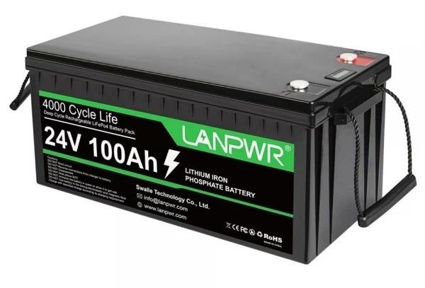Akumulator zapasowy LANPWR 24V 100Ah LiFePO4