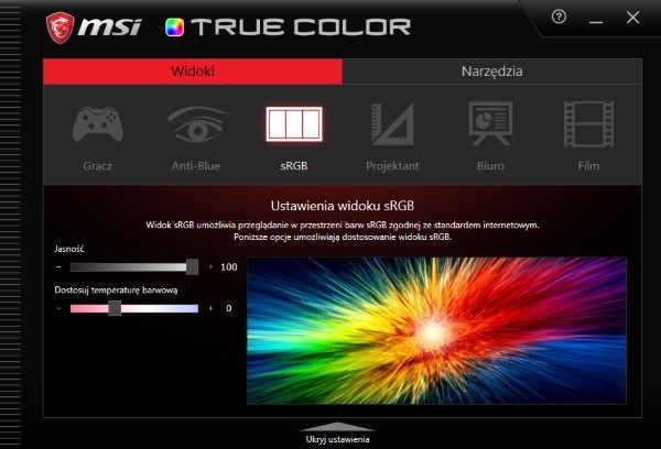 msi true color