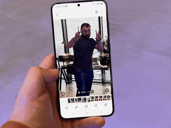 Samsung Galaxy S24: slow-motion