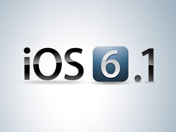 apple ios 6.1 oprogramowanie logo