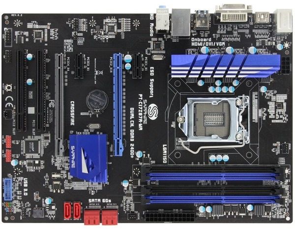 Sapphire Pure Platinum Z87A-MA płyta główna zdjęcie
