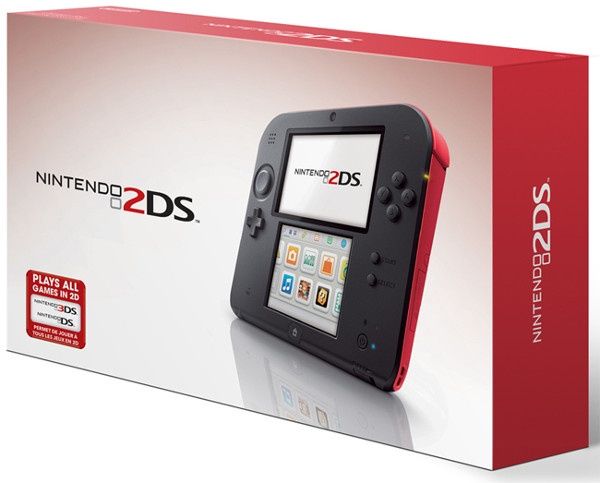 nintendo 2ds konsola przenośna wygląd pudełko