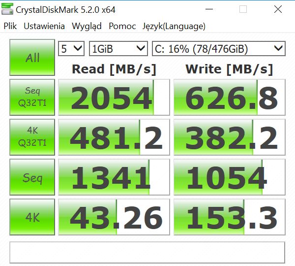 crystal disk mark