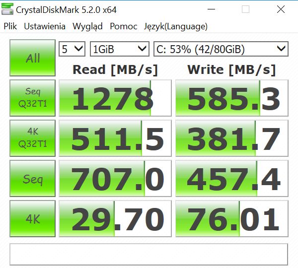 Crystal Disk Mark
