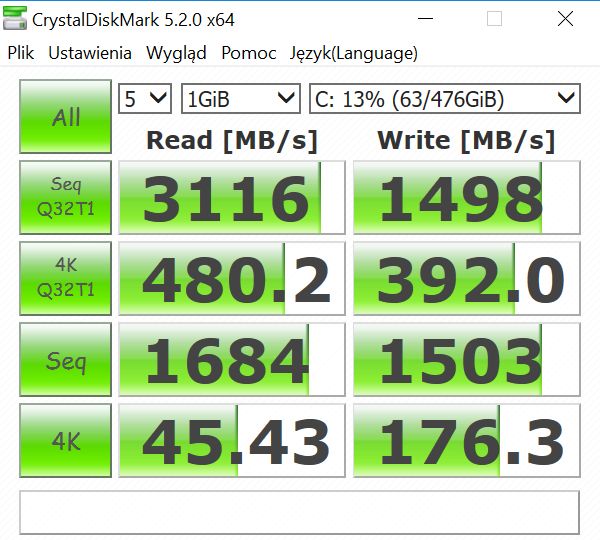 crystal disk mark