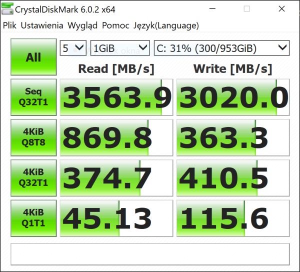 crystal disk mark