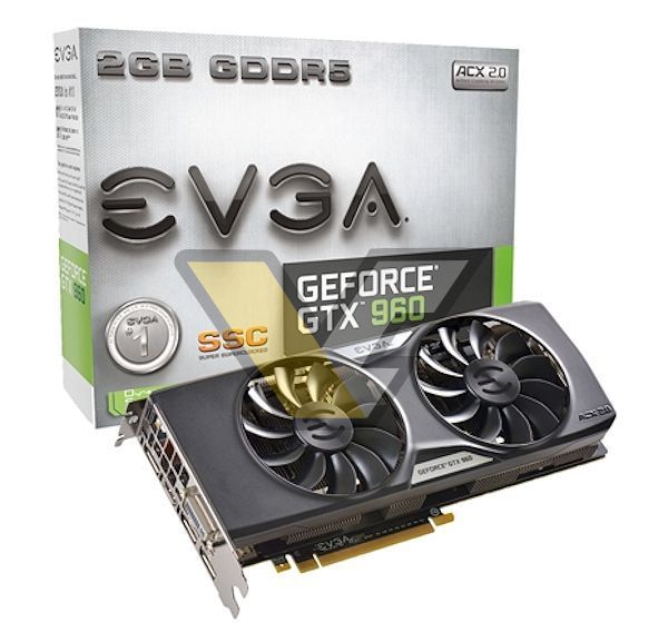 EVGA GeForce GTX 960 SSC karta graficzna