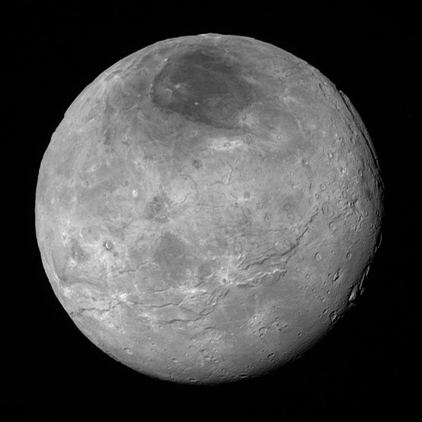 Charon powierzchnia