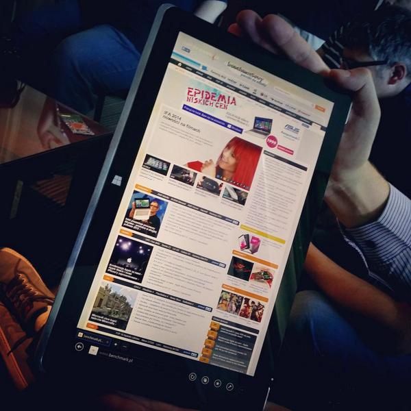 Tablet z procesorem Intel Core M Broadwell