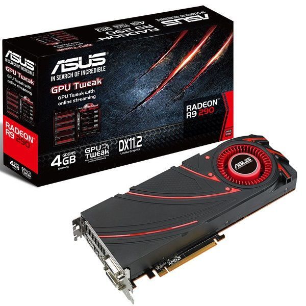 ASUS Radeon R9 290 karta graficzna zdjęcie