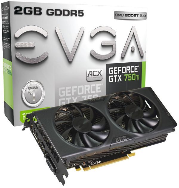 EVGA GeForce GTX 750 Ti ACX karta graficzna zdjęcie