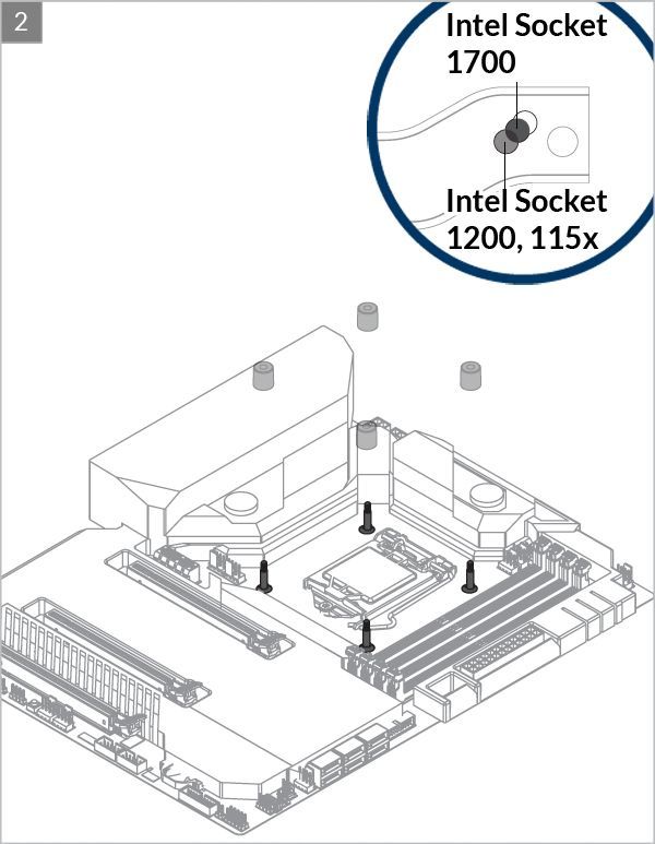 Arctic Freezer i35 - montaż chłodzenia CPU