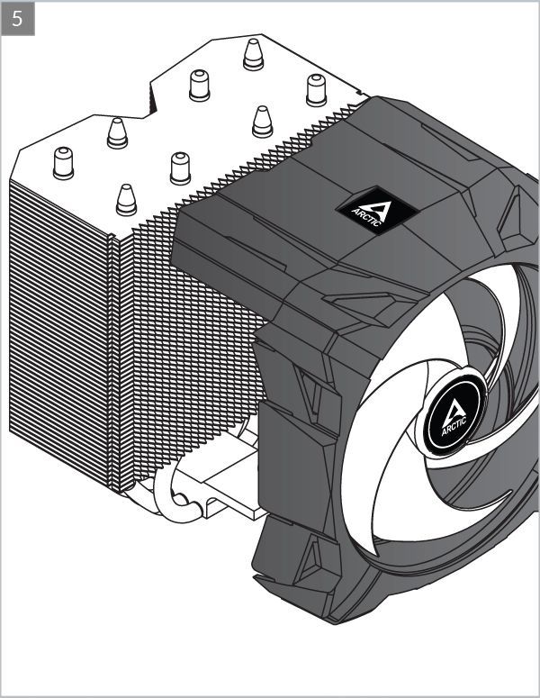 Arctic Freezer i35 - montaż chłodzenia CPU