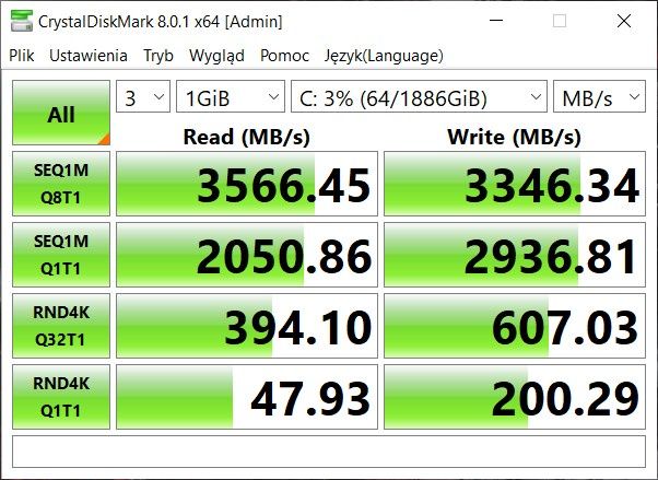 ASUS ROG Zephyrus Duo 15 SE - test CDM