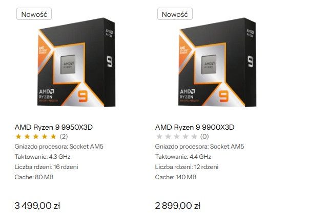 AMD Ryzen 9 9900X3D i 9950X3D