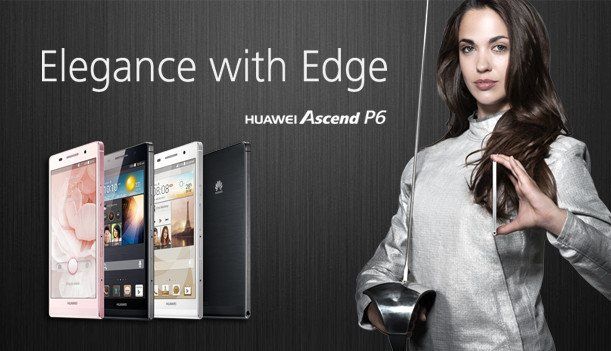 Huawei Ascend P6 smartfon wygląd