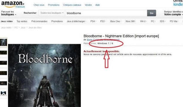Bloodborne PC przeciek