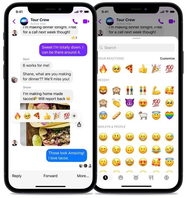 Wyszukiwarka emoji w Messenger