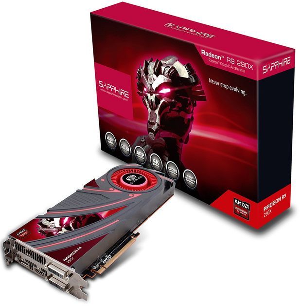 Sapphire Radeon R9 290X karta graficzna zdjęcie opakowanie