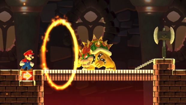 Super Mario Run - walka z Bowserem