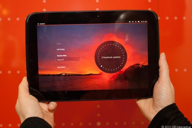 canonical ubuntu touch for tablets mwc 2013 prezentacja wygląd