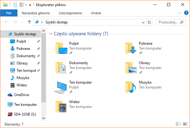 Windows 10 - szybki dostęp