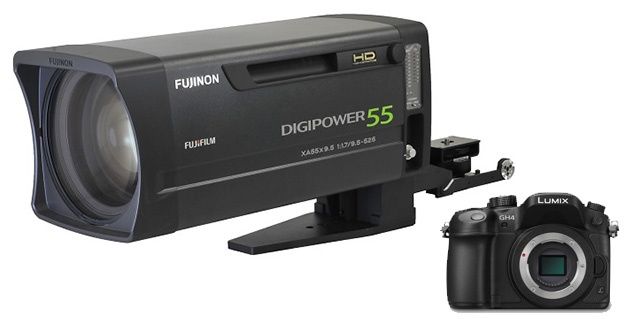 Panasonic GH4 i Fujinon XA55