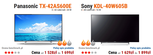 Panasonic TX-42AS600E vs Sony KDL-40W605B