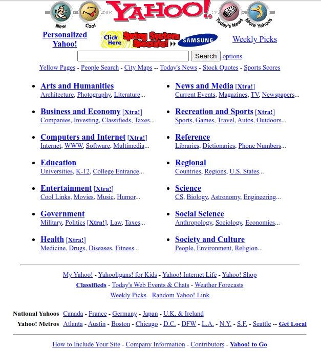 Yahoo 1997