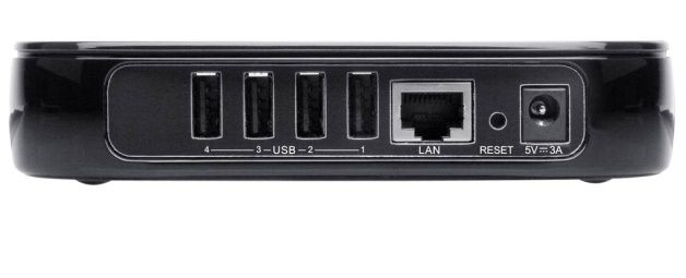 Panel ze złączami D-Link DPR-2000. [źródło: D-Link]