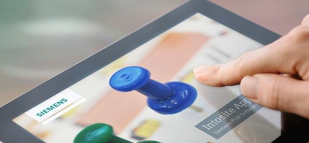 Na urządzenia mobilne firmy Apple dostępna jest specjalna, mobilna wersja pakietu IntoSite. [źródło: Siemens PLM Software]