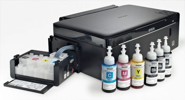 Mechanizm stałego zasilania atramentem ITS (Ink Tank System). [źródło: Epson]
