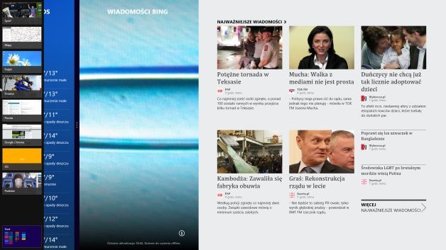 Największą zmianą w ststemie Windows 8 jest wprowadzenie kafelkowego interfejsu