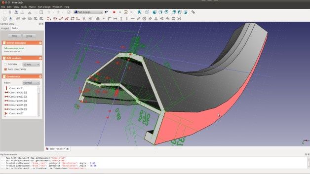 FreeCAD jest obecnie najbardziej znanym i dojrzałym darmowym programem CAD do projektowania 3D. [źródło: FreeCAD]