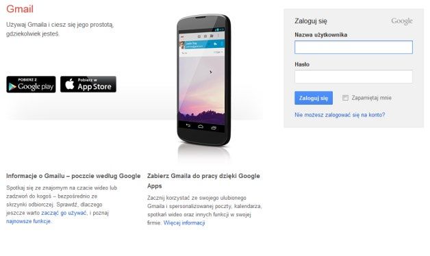 Najpopularniejszym dostawcą usług poczty elektronicznej jest informatyczny potentat Google, właściciel serwisu Gmail.com. [źródło: Google]