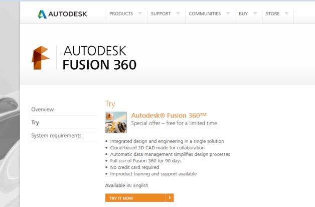 Fusion360 można testować bezpłatnie przez okres 90 dni.