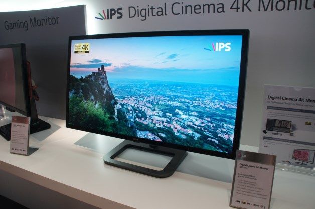 Komputerowy, 31-calowy monitor z matrycą IPS. Model LG 31MU97 wyświetla obraz o rozdzielczości 4K (4096x2160 pikseli)