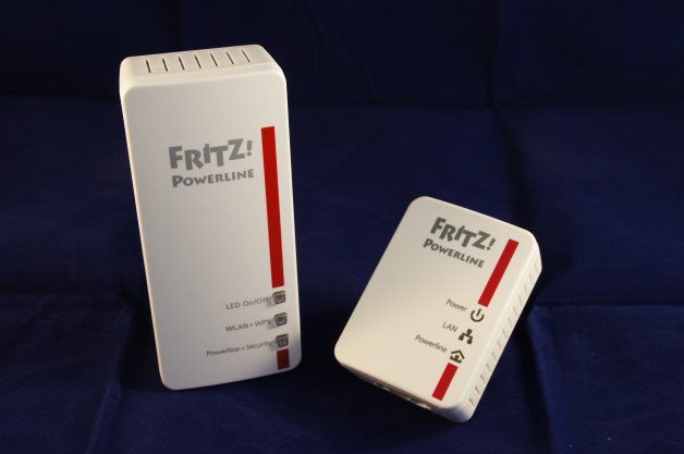 Adaptery PLC Fritz!Powerline 540E to niewielkie urządzenia sieciowe, które kryją w sobie spore możliwości przydatne w małej firmie.