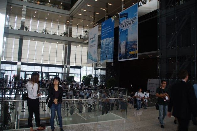 Expo Centre Shanghai - to tu zorganizowany został kongres chmurowy HCC 2014.