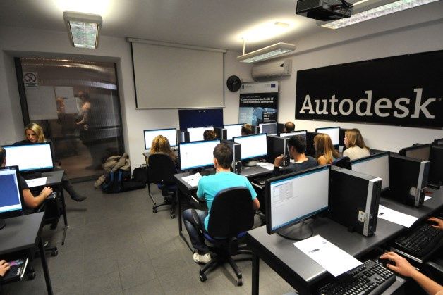 Autodesk Certification Open Day na Politechnice Krakowskiej w 2012 roku