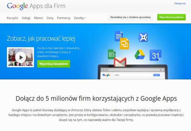 Google Apps dla Firm
