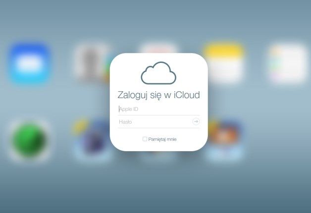 Logowanie w chmurze iCloud. [źródło: Apple]