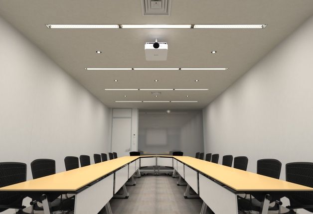Projektor na sali konferencyjnej